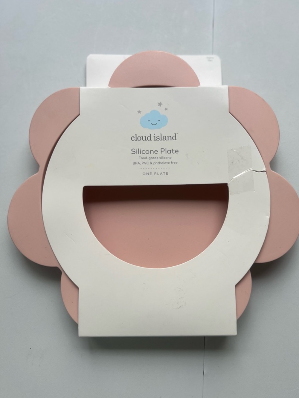 Silicone Plate - Flower/Pink - Cloud Island